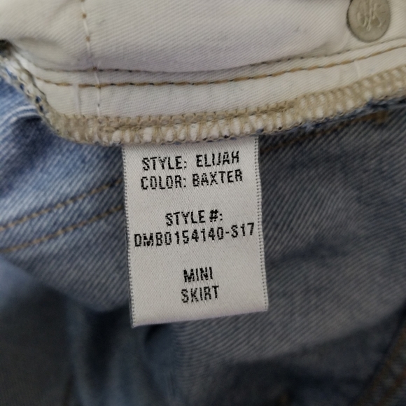 Lovers Friends Mini Skirt Elijah Cut Out Denim 26 - Picture 14 of 16